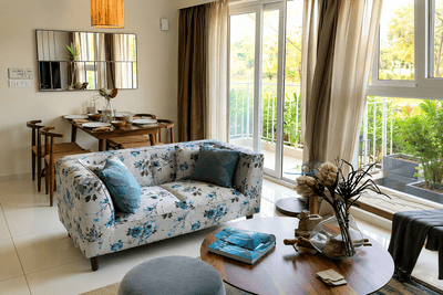 Hall Image of 1215 Sq.ft 2 BHK Apartment / Flat for sale in Godrej Lakeside Orchard by Godrej Properties Ltd. , Chikkakannalli Bengaluru for Rs. 16600000