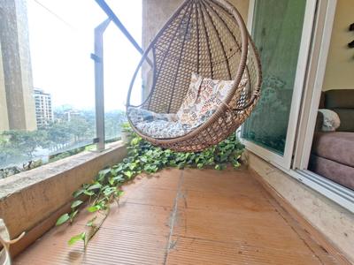 Balcony Image of 1170 Sq.ft 2 BHK Apartment / Flat for sale in Rustomjee Azziano, Thane West Thane for Rs. 16500000