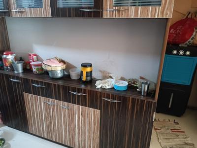 Kitchen Image of 900 Sq.ft 3 BHK Independent House for sale in B Gajera Aditya Bungalows, Lambha Ahmedabad for Rs. 7500000