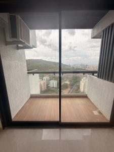 Balcony Image of 1400 Sq.ft 3 BHK Apartment / Flat for rent in DSS Mahavir Spring, Thane West Thane for Rs. 80000