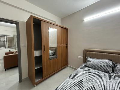 Bedroom Image of 550 Sq.ft 1 BHK Builder Floor for rent in Munnekollal Bengaluru for Rs. 26000