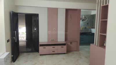 Living Room Image of 1150 Sq.ft 2 BHK Apartment / Flat for rent in Swagat Queens Land, Sargasan Gandhinagar for Rs. 30000