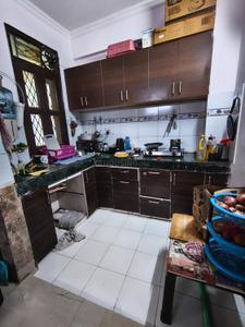 Kitchen Image of 1114 Sq.ft 3 BHK Apartment / Flat for sale in Krishna Apartments, Palam Vihar Extension Gurgaon for Rs. 4000000