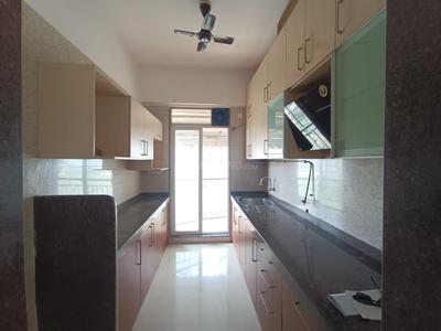 Kitchen Image of 1200 Sq.ft 2 BHK Apartment / Flat for rent in B and M Atlantis, Ghansoli Navi Mumbai for Rs. 65000