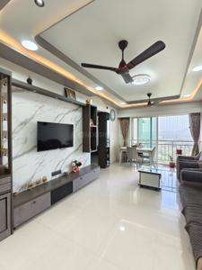Hall Image of 1750 Sq.ft 3 BHK Apartment / Flat for rent in Paradise Sai World City, Panvel Navi Mumbai for Rs. 48700
