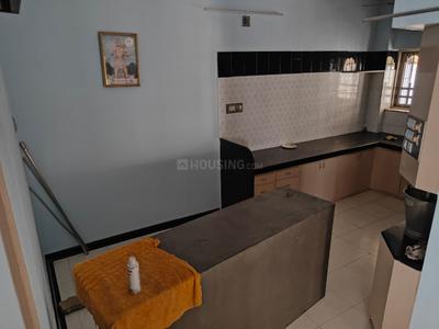 Kitchen Image of 700 Sq.ft 1 BHK Builder Floor for rent in Ellora Park Vadodara for Rs. 10500