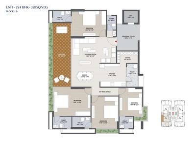 Image of 4653 Sq.ft 4 BHK Apartment / Flat for sale in Avibhanam Panache, Vaishno Devi Circle, Ahmedabad for Rs. 18000000