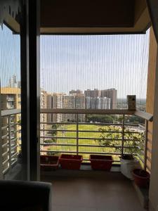 Balcony Image of 1080 Sq.ft 2 BHK Apartment / Flat for rent in Adani The Meadows, Shantigram Ahmedabad for Rs. 35000