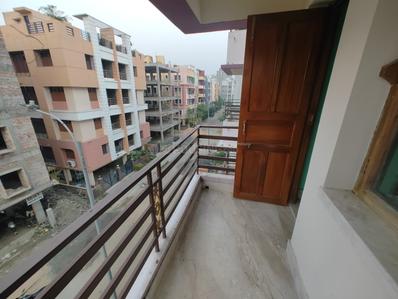 Balcony Image of 1250 Sq.ft 3 BHK Builder Floor for rent in New Town Kolkata for Rs. 35000