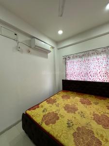 Bedroom Image of 1000 Sq.ft 2 BHK Builder Floor for rent in Mahalakshmi Nagar Indore for Rs. 25000