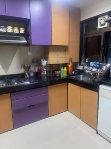 Kitchen Image of 1100 Sq.ft 2 BHK Apartment / Flat for rent in Raheja Acropolis, Chembur Mumbai for Rs. 100000