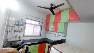 Kitchen Image of 1033 Sq.ft 3 BHK Apartment / Flat for rent in Ashish Silver Oak Apartment, Manjari Budruk Pune for Rs. 23000