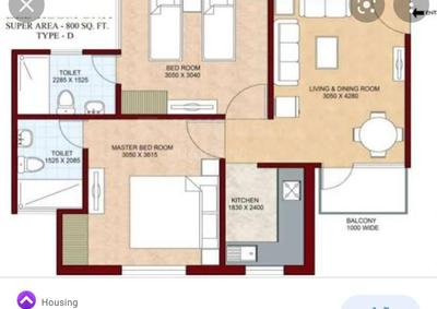Image of 830 Sq.ft 3 BHK Builder Floor for sale in Shree Vardhman Mantra, Sector 67, Gurgaon for Rs. 8500000