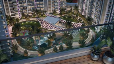 Balcony Image of 1615 Sq.ft 3 BHK Apartment / Flat for sale in Kharadi Pune for Rs. 19100000