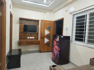 Living Room Image of 750 Sq.ft 1 BHK Apartment / Flat for rent in Kondapur Hyderabad for Rs. 25800