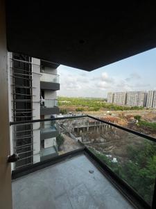 Balcony Image of 1200 Sq.ft 2 BHK Apartment / Flat for rent in Vesu Surat for Rs. 22000