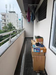 Balcony Image of 800 Sq.ft 1 BHK Apartment / Flat for rent in Kondapur Hyderabad for Rs. 25000