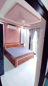 Bedroom Image of 1200 Sq.ft 2 BHK Builder Floor for rent in Malviya Nagar Jaipur for Rs. 52000