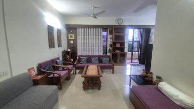 Living Room Image of 1500 Sq.ft 3 BHK Apartment / Flat for rent in Kolte Patil Margosa Heights, Mohammed Wadi Pune for Rs. 30000