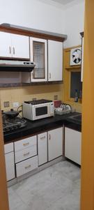 Kitchen Image of 1500 Sq.ft 2 BHK Apartment / Flat for rent in Jangpura New Delhi for Rs. 68000