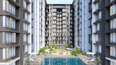 Image of 1185 Sq.ft 2 BHK Apartment / Flat for sale in Aramus The Domus 26 East, Ulwe, Navi Mumbai for Rs. 10700000