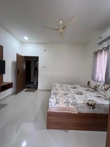 Bedroom Image of 830 Sq.ft 1 BHK Apartment / Flat for rent in Gachibowli Hyderabad for Rs. 30000