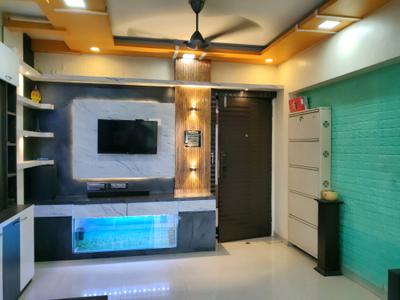 Living Room Image of 540 Sq.ft 1 BHK Apartment / Flat for rent in Larkins Nest, Kasarvadavali Thane for Rs. 20000