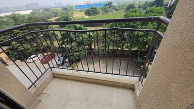 Balcony Image of 1205 Sq.ft 3 BHK Apartment / Flat for rent in Aditya City Apartments Phase 2, Wave City Ghaziabad for Rs. 20000