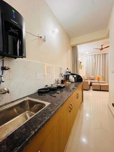 Kitchen Image of 975 Sq.ft 1 BHK Apartment / Flat for rent in Tajganj Agra for Rs. 18000