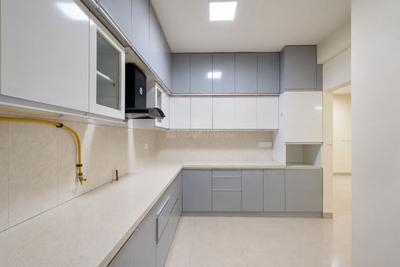 Kitchen Image of 1500 Sq.ft 3 BHK Apartment / Flat for rent in BSCPL Bollineni Silas, K R Puram Bengaluru for Rs. 52000