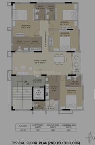 Image of 2216 Sq.ft 4 BHK Apartment / Flat for sale in Bhowanipore, Kolkata for Rs. 29916000
