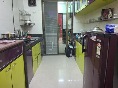 Kitchen Image of 1013 Sq.ft 2 BHK Apartment / Flat for sale in Veena Saaz, Kandivali East Mumbai for Rs. 23500000