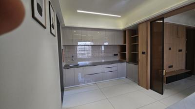 Kitchen Image of 968 Sq.ft 3 BHK Apartment / Flat for sale in Reflection, Shela Ahmedabad for Rs. 11200000