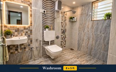Bathroom Image of 1850 Sq.ft 3 BHK Apartment / Flat for sale in Shahibaug Ahmedabad for Rs. 17000000