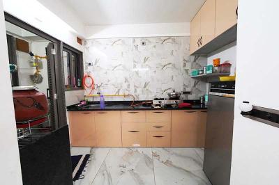 Kitchen Image of 1530 Sq.ft 2 BHK Apartment / Flat for sale in Swagat Kingsland, Sargasan Gandhinagar for Rs. 7000000