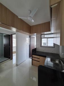 Kitchen Image of 600 Sq.ft 1 BHK Apartment / Flat for rent in Mohan NagarSociety, Baner Pune for Rs. 25000