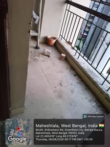 Balcony Image of 1330 Sq.ft 3 BHK Apartment / Flat for rent in Srijan Green Field City Classic Premium, Maheshtala Kolkata for Rs. 20000