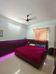 Bedroom Image of 1490 Sq.ft 3 BHK Apartment / Flat for rent in Encore Ramanashree Bluesky Green Woods, Hulimavu Bengaluru for Rs. 42000