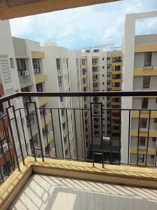 Balcony Image of 1280 Sq.ft 3 BHK Apartment / Flat for rent in Heritage Windmere Phase II, Talbanda Kolkata for Rs. 23000