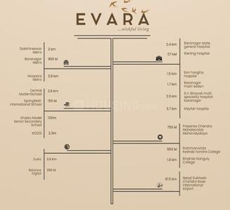 Image of 839 Sq.ft 3 BHK Apartment / Flat for sale in Saket Evara, Baranagar, Kolkata for Rs. 9100000