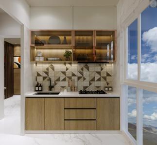 Kitchen Image of 562 Sq.ft 1 BHK Apartment / Flat for sale in Malad West Mumbai for Rs. 8500000