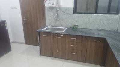 Kitchen Image of 1000 Sq.ft 2 BHK Builder Floor for rent in Mahalakshmi Nagar Indore for Rs. 25000