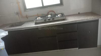 Kitchen Image of 720 Sq.ft 1 BHK Apartment / Flat for rent in Signature Vrajdham, Sarkhej Ahmedabad for Rs. 20000