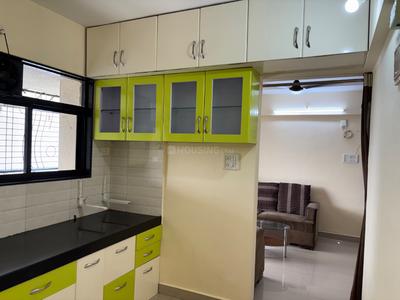Kitchen Image of 650 Sq.ft 1 BHK Apartment / Flat for rent in Gami Radha Krishna Complex, Bhosari Pune for Rs. 19000