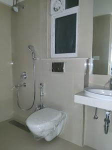Common Bathroom Image of 755 Sq.ft 2 BHK Apartment / Flat for rent in L And T Rejuve 360 Tower A, Mulund West Mumbai for Rs. 64000