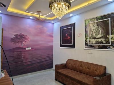 Living Room Image of 630 Sq.ft 2 BHK Builder Floor for rent in Dwarka Mor New Delhi for Rs. 23500