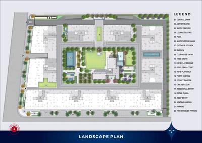 Image of 1827 Sq.ft 3 BHK Apartment / Flat for sale in The Planet By Venus, Shela, Ahmedabad for Rs. 10200000