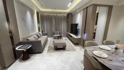 Living Room Image of 681 Sq.ft 2 BHK Apartment / Flat for sale in The Views By Adani Realty, Ghatkopar East Mumbai for Rs. 22000000