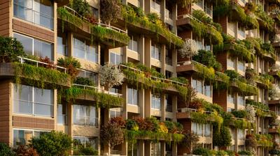 Image of 1414 Sq.ft 3 BHK Apartment / Flat for sale in Graviti Hanging Gardens, Central Telecom Society, Bengaluru for Rs. 23000000