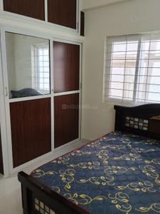 Bedroom Image of 550 Sq.ft 1 BHK Builder Floor for rent in Hitech City Hyderabad for Rs. 25000